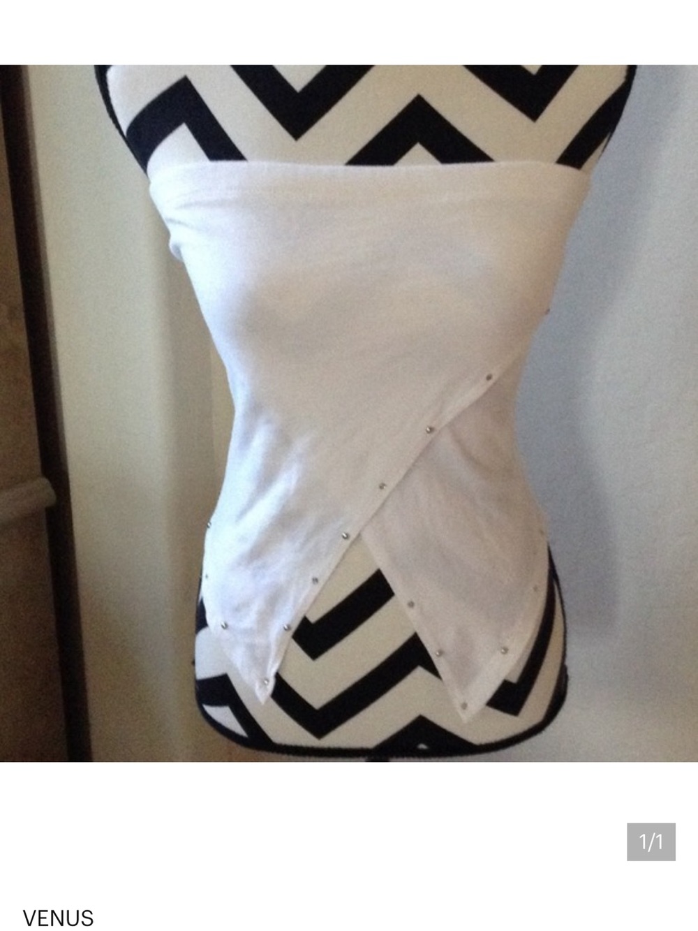 Venus Asymmetrical Glam Tube Top